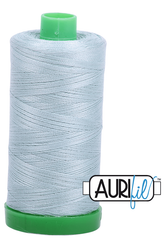 Aurifil Mako 40wt 2-ply Cotton 1000 m 1094 yd. spool - 2847 Bright Grey Blue